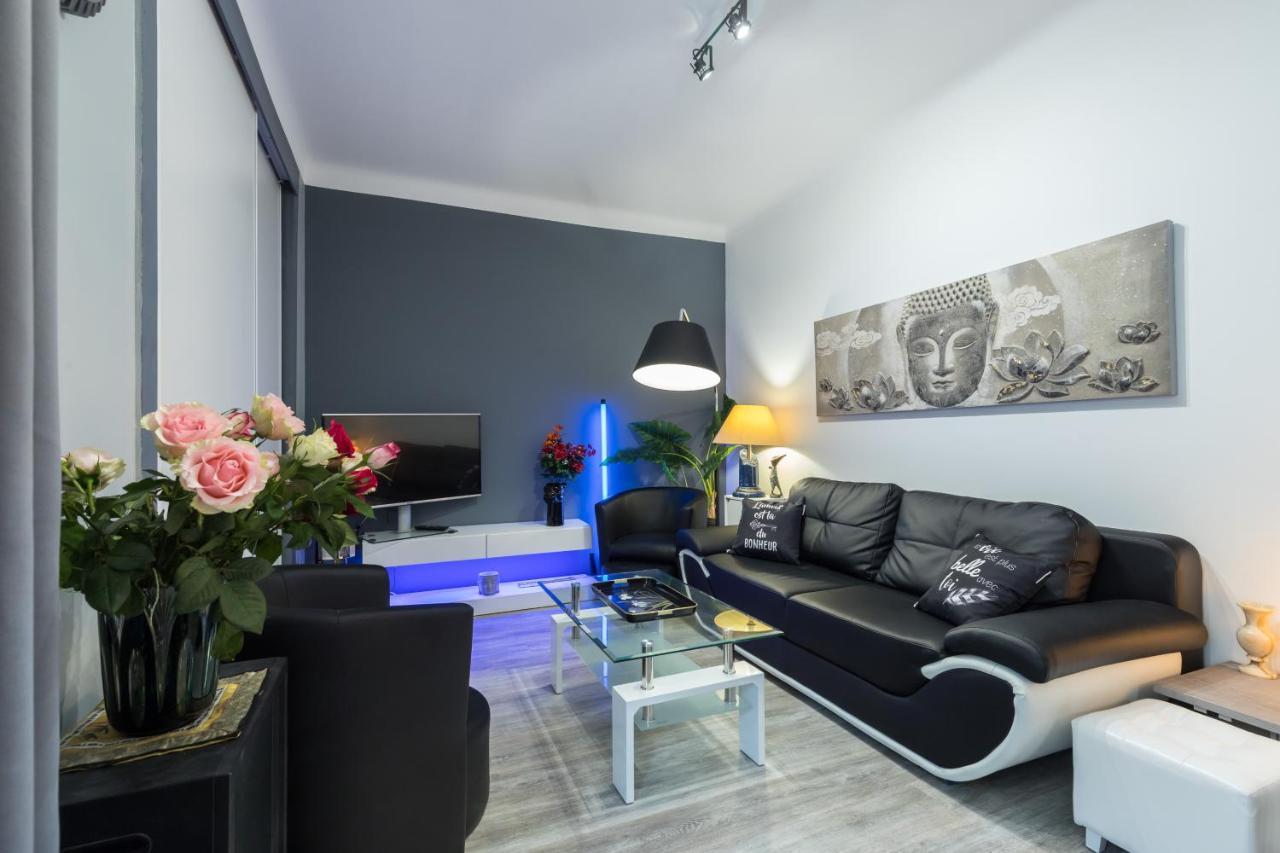 Appartement Beau 3 pièces, 7 pers, 2 terrasses, centre, calme, sécurité à Nice Extérieur photo