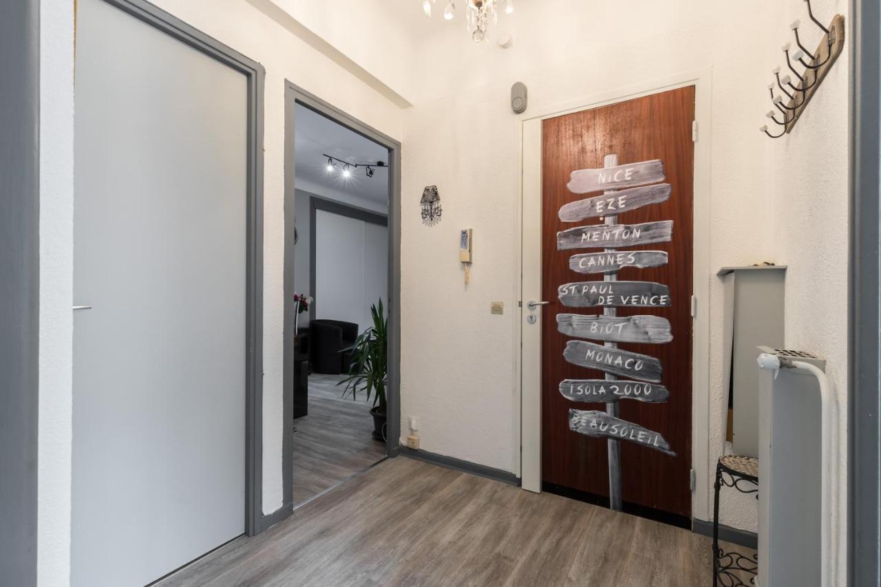 Appartement Beau 3 pièces, 7 pers, 2 terrasses, centre, calme, sécurité à Nice Extérieur photo